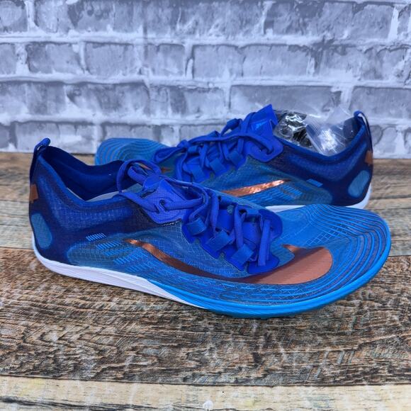Nike Zoom Victory 5 XC Track Cross Spike Shoes Blue AJ0847-401 Mens Size 6 New - Picture 2 of 7